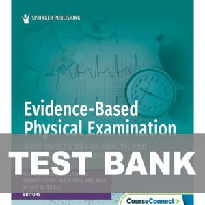 Evidence Based Physical Examination 2nd Edition Test Bank Cover