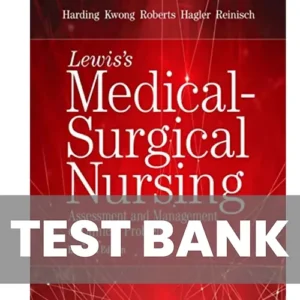 Cover of Lewis's Medical-Surgical Nursing 11th Edition Test Bank