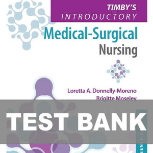 Timby's Introductory Medical-Surgical Nursing 13th Edition textbook cover.