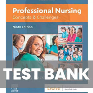 Professional Nursing Concepts and Challenges 9th Edition textbook cover.