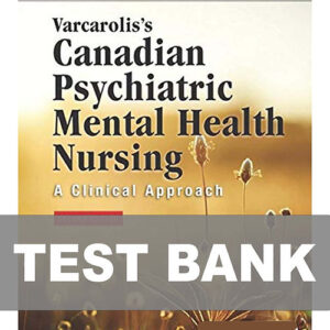 Varcarolis Canadian Psychiatric Mental Health Nursing 2nd Edition textbook cover.