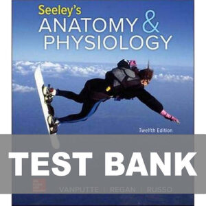 Seeley's Anatomy and Physiology 12th Edition VanPutte textbook cover.