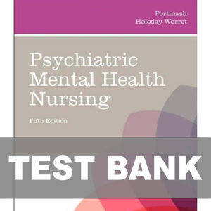 Psychiatric Mental Health Nursing 5th Edition textbook cover.