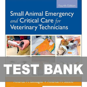 Small Animal Emergency and Critical Care for Veterinary Technicians 4e textbook cover.