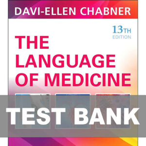 The Language of Medicine 13th Edition textbook cover.