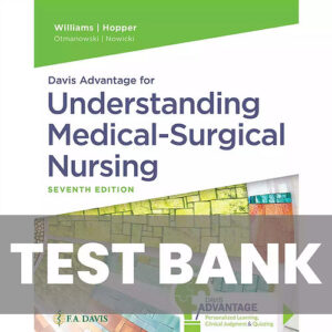 Understanding Medical-Surgical Nursing 7th Edition Williams textbook cover.