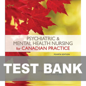 Psychiatric & Mental Health Nursing for Canadian Practice 4th Edition textbook cover.