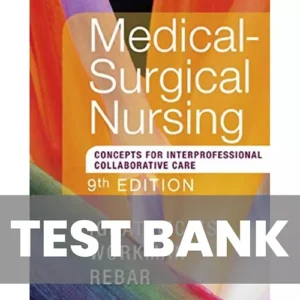 Medical Surgical Nursing 9th Edition Ignatavicius Test Bank cover