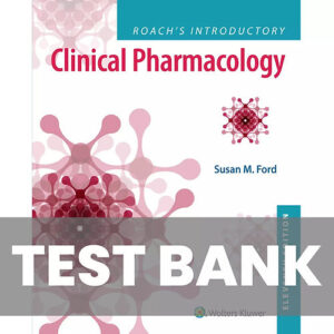 Roach’s Introductory Clinical Pharmacology 11th Edition textbook cover.