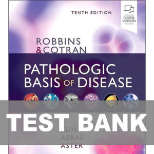 Robbins & Cotran Pathologic Basis of Disease 10th Edition textbook cover.