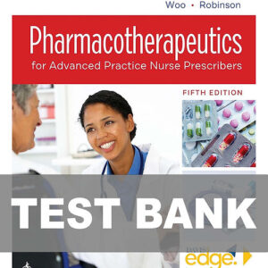 Pharmacotherapeutics for Advanced Practice Nurse Prescribers 5th Edition Test Bank cover