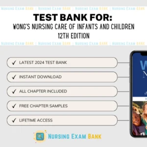 Wong's Nursing Care of Infants and Children 12th Edition Hockenberry textbook cover.