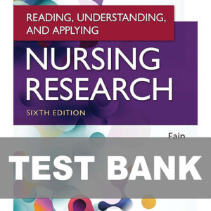 Reading Understanding and Applying Nursing Research 6th Edition textbook cover.