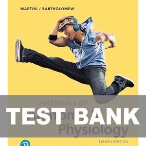 Essentials of Anatomy and Physiology 8th Edition Test Bank Cover