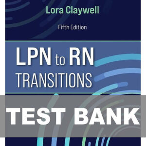 LPN to RN Transitions 5th Edition Test Bank cover