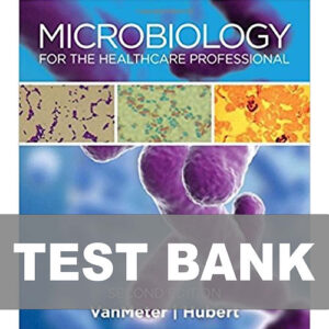 "Microbiology for the Healthcare Professional 2nd Edition Test Bank Cover"