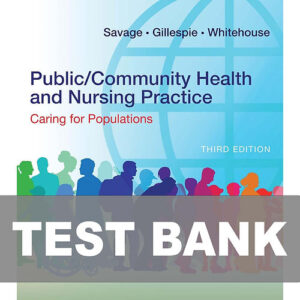 Public Community Health and Nursing Practice 3rd Edition textbook cover.