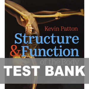 Structure and Function of the Body 16th Edition Patton textbook cover.