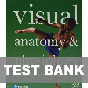 Visual Anatomy & Physiology 3rd Edition by Frederic Martini textbook cover.