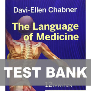 The Language of Medicine 12th Edition textbook cover.