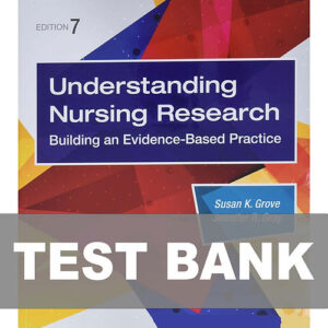 Understanding Nursing Research 7th Edition Grove textbook cover.