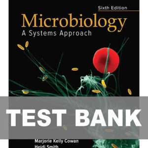 Microbiology A Systems Approach 6th Edition Test Bank cover