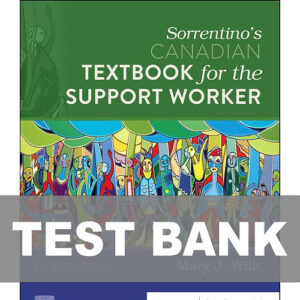 Sorrentino's Canadian Textbook for the Support Worker 5th Edition textbook cover.