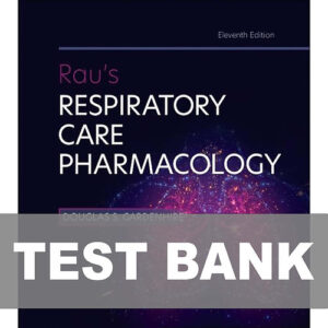 Rau's Respiratory Care Pharmacology 11th Edition textbook cover.