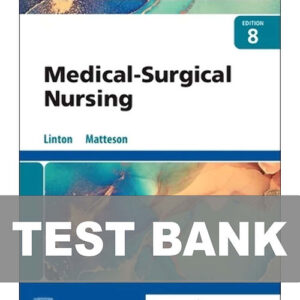 Medical-Surgical Nursing 8th Edition Test Bank cover