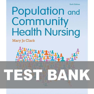 Population and Community Health Nursing 6th Edition textbook cover.