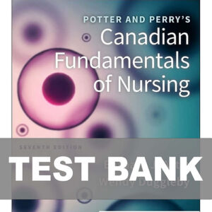 Potter and Perry's Canadian Fundamentals of Nursing 7th Edition textbook cover.