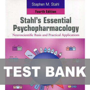 Stahl's Essential Psychopharmacology 4th Edition textbook cover.