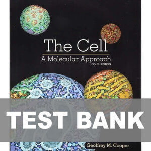 The Cell: A Molecular Approach 8th Edition textbook cover.