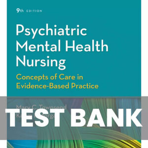 Psychiatric Mental Health Nursing 9th Edition Townsend textbook cover.