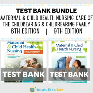 Maternal and Child Health Nursing 9th and 8th Edition Bundle Test Bank cover