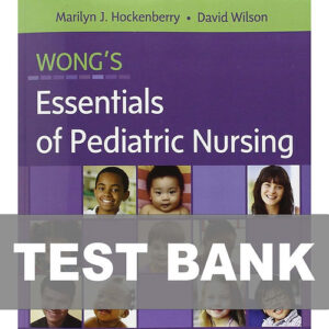 Wong's Essentials of Pediatric Nursing 9th Edition Hockenberry textbook cover.