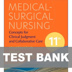 Medical-Surgical Nursing 11th Edition Ignatavicius Test Bank cover