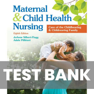 Maternal and Child Health Nursing 8th Edition Pillitteri Test Bank cover