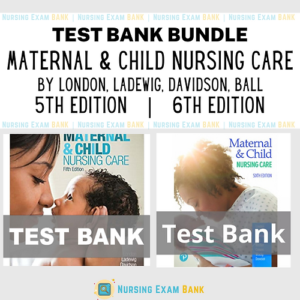 Maternal and Child Nursing Care Test Bank Bundle cover